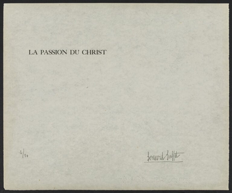 BERNARD BUFFET - Passion du Christ, Creuzevault, Paris - Ensemble de 18 (sur 21…