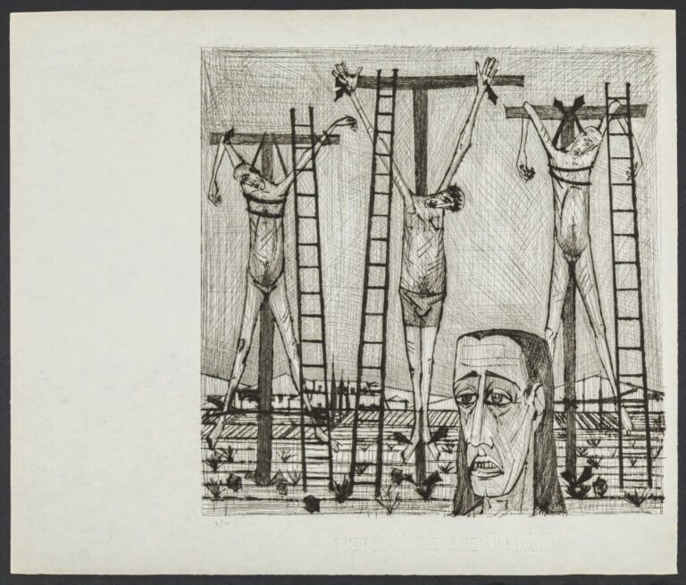 BERNARD BUFFET - Passion du Christ, Creuzevault, Paris - Ensemble de 18 (sur 21…