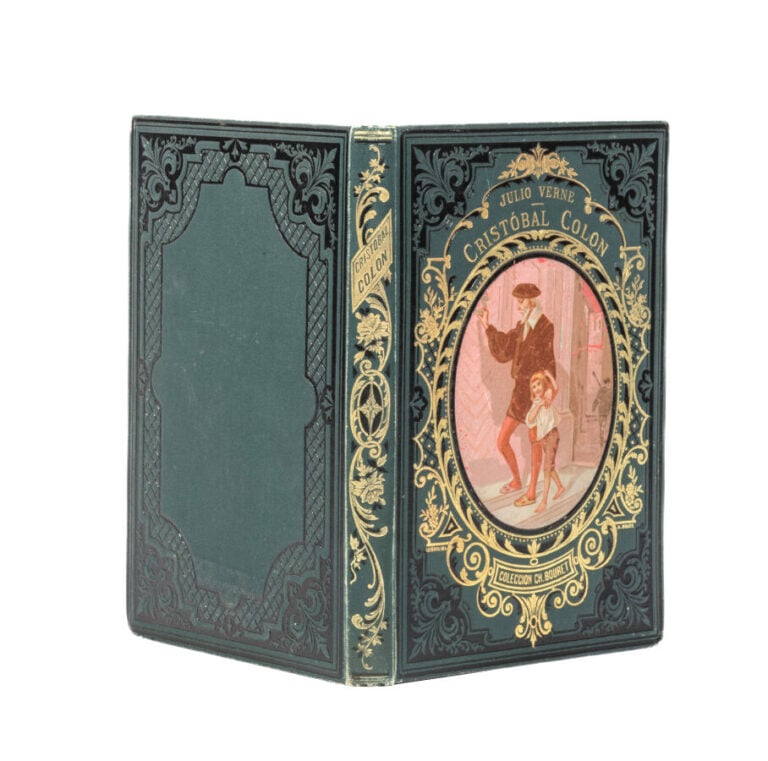 Cristóbal Colon (Christophe Colomb) por Jules Verne. Illustrations par Benett.…