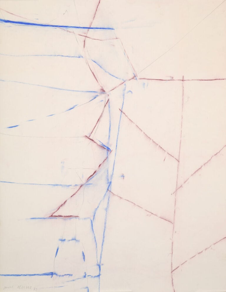 Daniel DEZEUZE (1942) - Sans titre - Crayon et pastel sur papier - Signé en bas…
