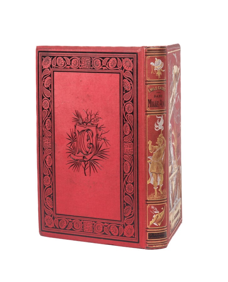 Dans 1000 ans par Émile Calvet, ill. de V. Néhlig. Paris Librairie Ch. Delagrav…