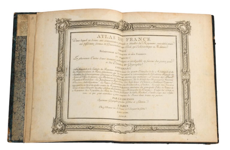 DESNOS. Atlas de France dans lequel on donne une connaissance générale et détai…