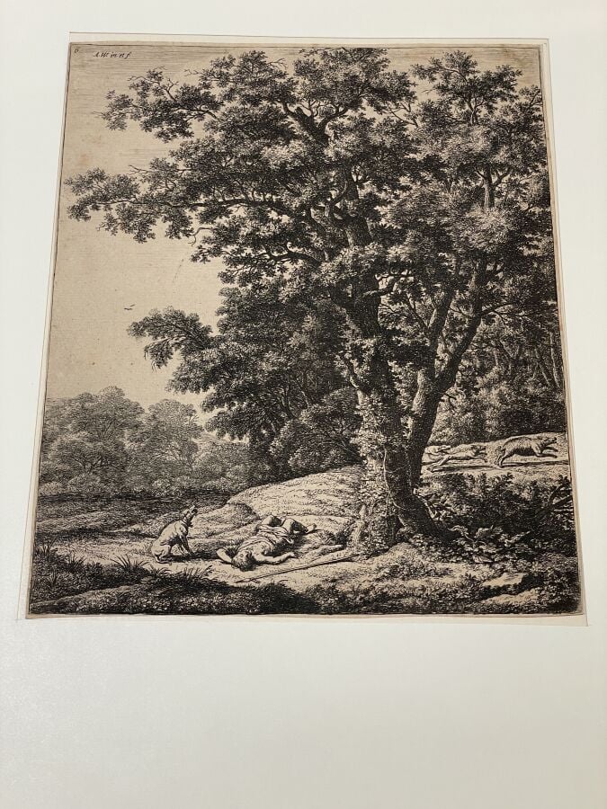 Ensemble d'environ 19 estampes : d'après Bouchardon gravé par DEMARTEAU, Antoin…