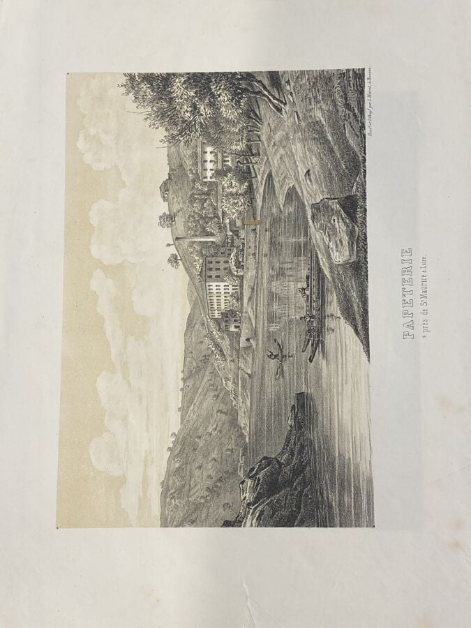 Ensemble d'environ 73 planches par Louis emile Noirot et divers - on joint : un…