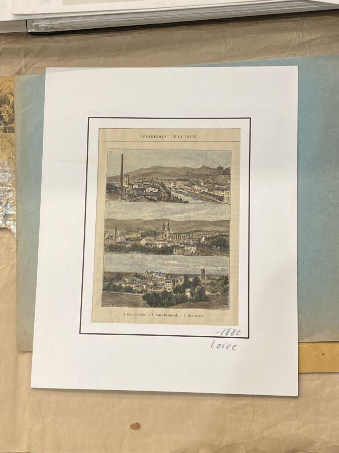 Ensemble d'environ 73 planches par Louis emile Noirot et divers - on joint : un…