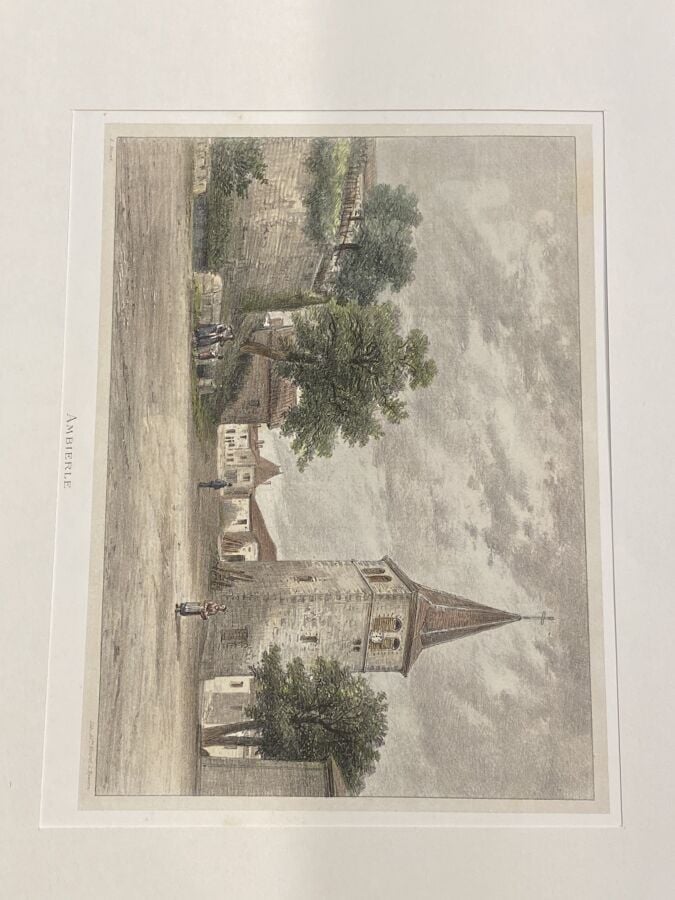 Ensemble d'environ 73 planches par Louis emile Noirot et divers - on joint : un…