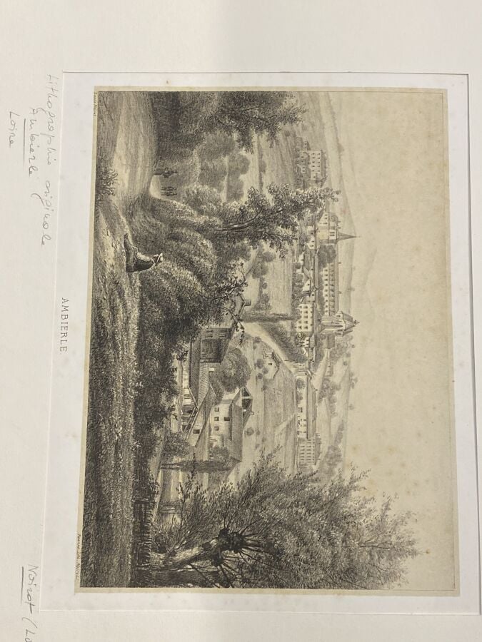 Ensemble d'environ 73 planches par Louis emile Noirot et divers - on joint : un…