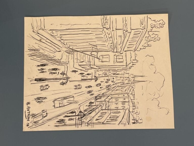 Ensemble de 21 oeuvres sur papier, techniques et dimensions différentes dont: -…