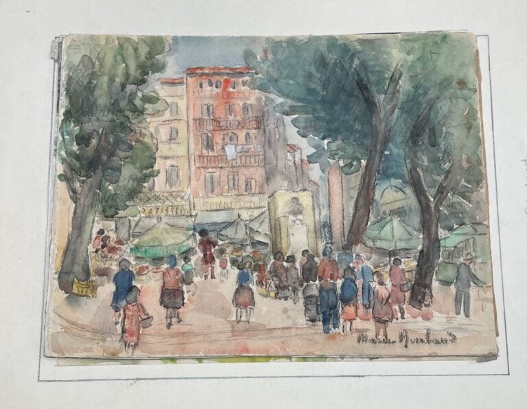 Ensemble de 29 oeuvres sur papier dont : - Maurice TETE (1880-1948) : 2 composi…