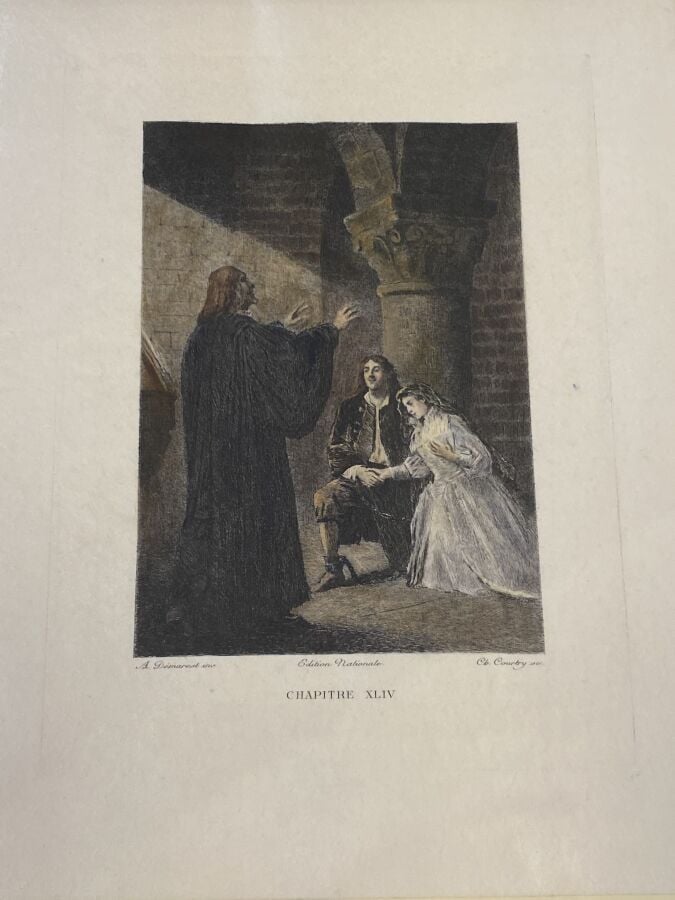 Ensemble de 35 illustrations pour les livres en héliogravure d'après Louis DESC…