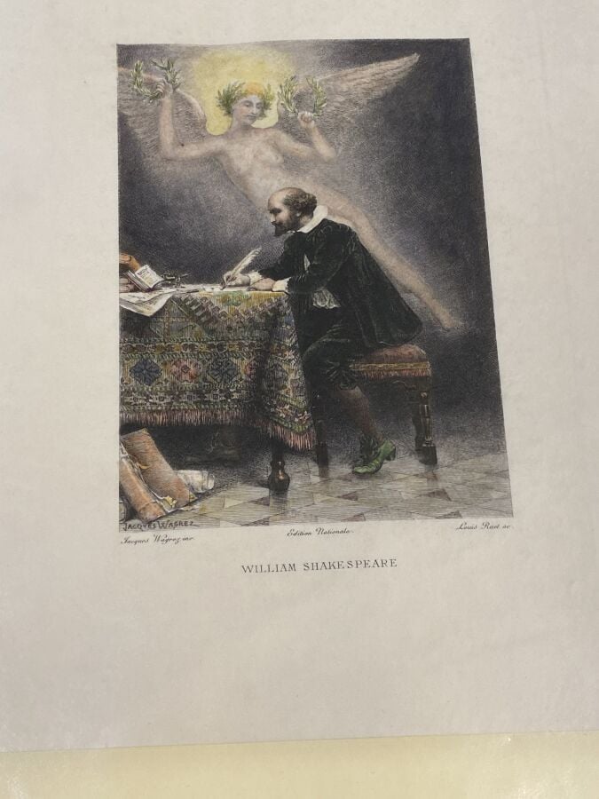Ensemble de 35 illustrations pour les livres en héliogravure d'après Louis DESC…