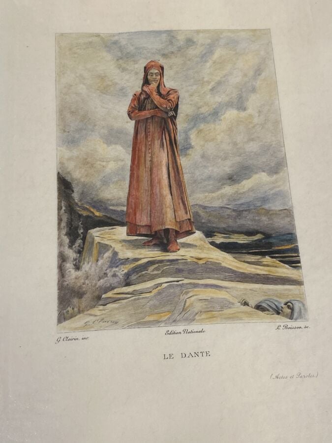 Ensemble de 35 illustrations pour les livres en héliogravure d'après Louis DESC…