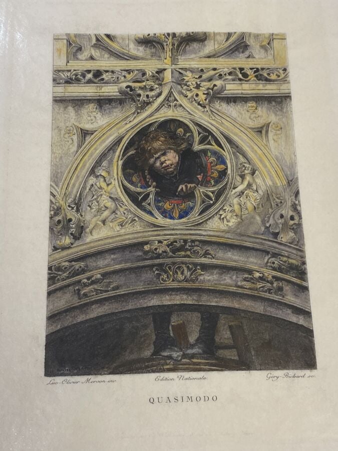 Ensemble de 35 illustrations pour les livres en héliogravure d'après Louis DESC…