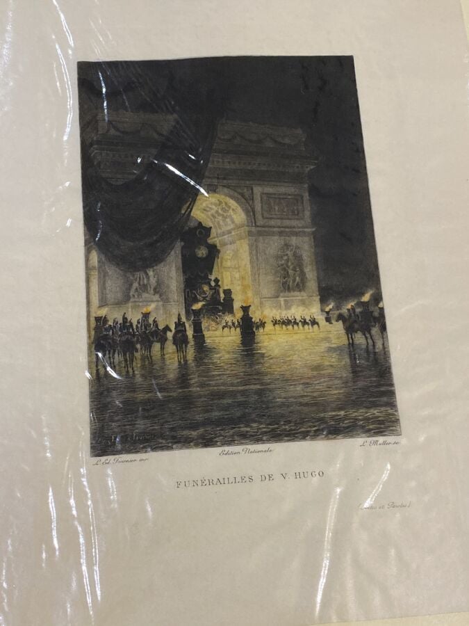 Ensemble de 35 illustrations pour les livres en héliogravure d'après Louis DESC…