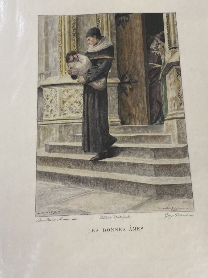 Ensemble de 35 illustrations pour les livres en héliogravure d'après Louis DESC…