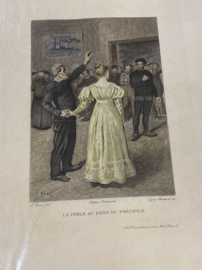 Ensemble de 35 illustrations pour les livres en héliogravure d'après Louis DESC…