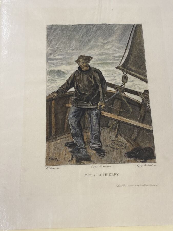 Ensemble de 35 illustrations pour les livres en héliogravure d'après Louis DESC…