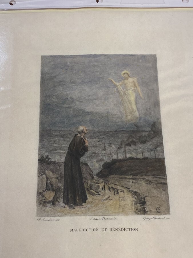 Ensemble de 35 illustrations pour les livres en héliogravure d'après Louis DESC…