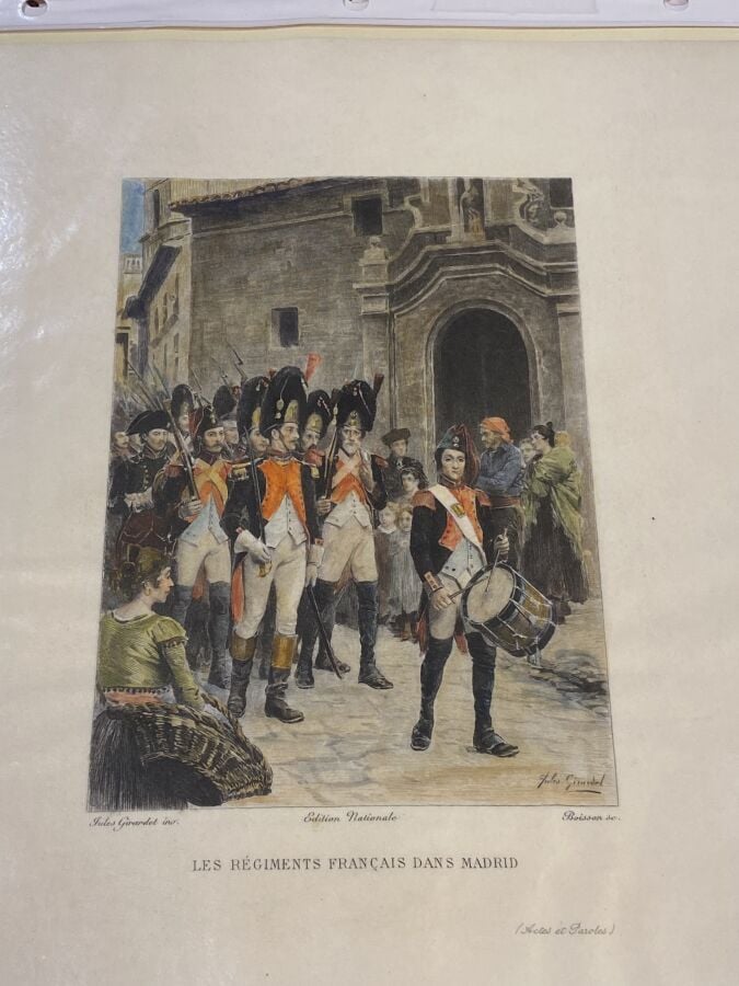 Ensemble de 35 illustrations pour les livres en héliogravure d'après Louis DESC…