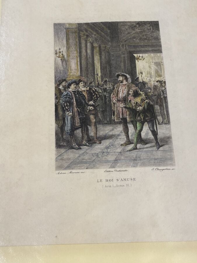 Ensemble de 35 illustrations pour les livres en héliogravure d'après Louis DESC…