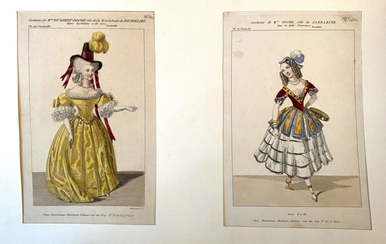 Ensemble de 5 planches : portraits d'actrices et d'acteurs on joint un ensemble…
