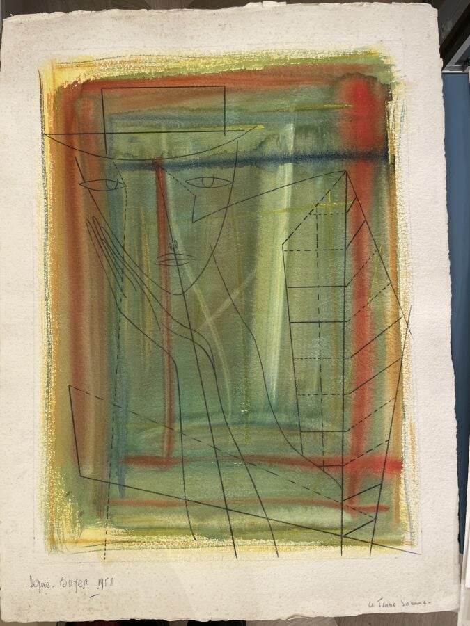Ensemble des oeuvres sur papier des artistes des XIXème et XXème siècles, techn…