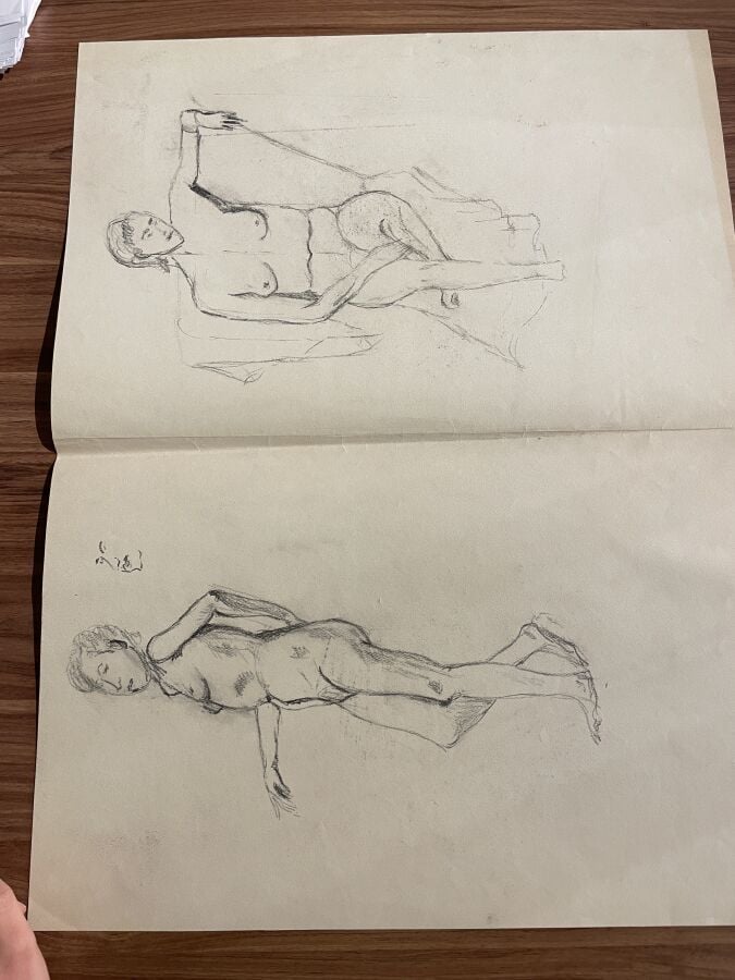 Ensemble des oeuvres sur papier des artistes des XIXème et XXème siècles, techn…