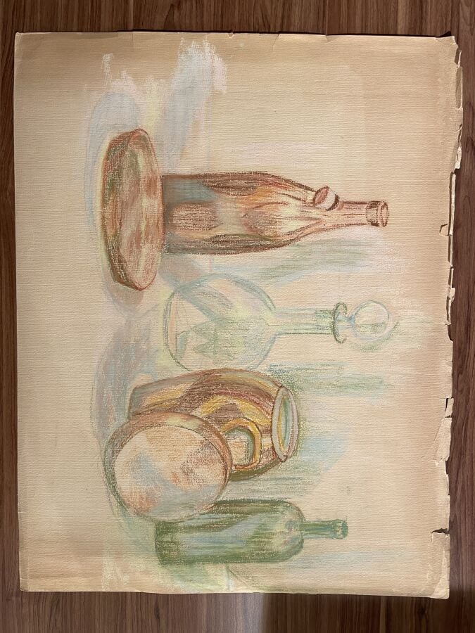 Ensemble des oeuvres sur papier des artistes des XIXème et XXème siècles, techn…