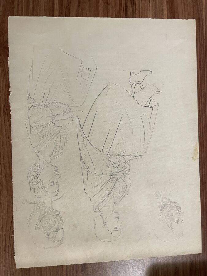 Ensemble des oeuvres sur papier des artistes des XIXème et XXème siècles, techn…