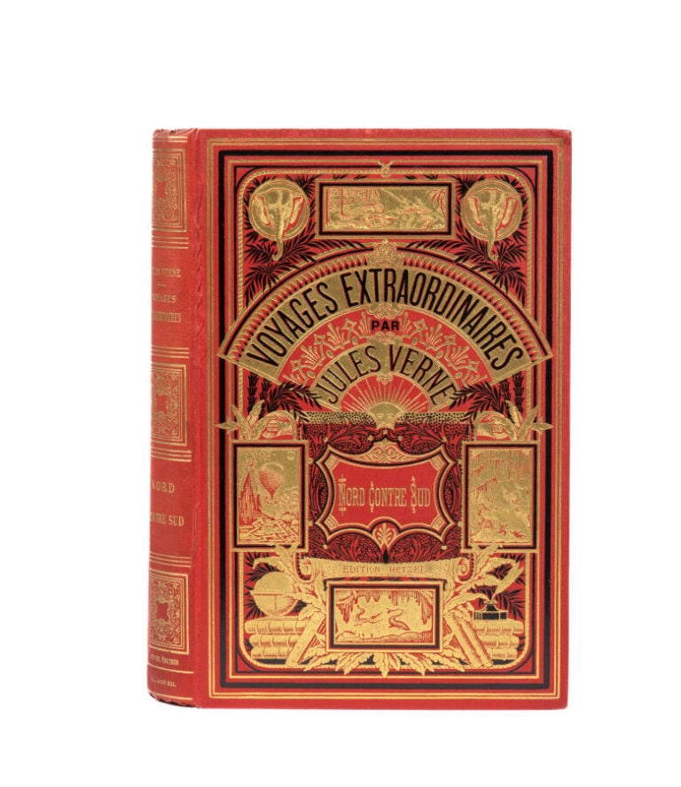 [États-Unis] Nord contre Sud par Jules Verne. Illustrations de Benett. Paris, B…