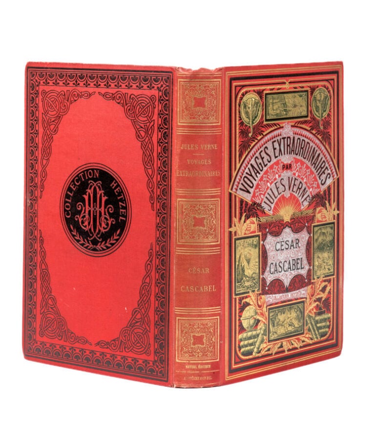 [États-Unis/Asie] César Cascabel par Jules Verne. Illustrations de Georges Roux…