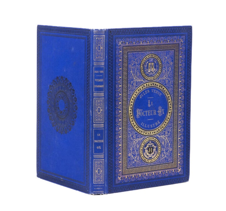[Flandres] Le Docteur Ox par Jules Verne. Illustrations de Bertrand, Froelich,…