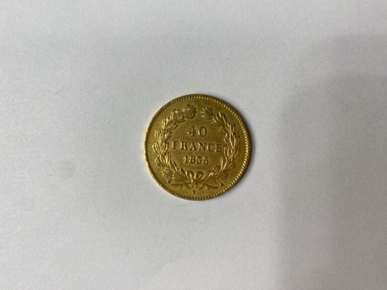 FRANCE - Pièce de 40 francs or, Louis-Philippe I, 1835 - Poids : 12,9 g