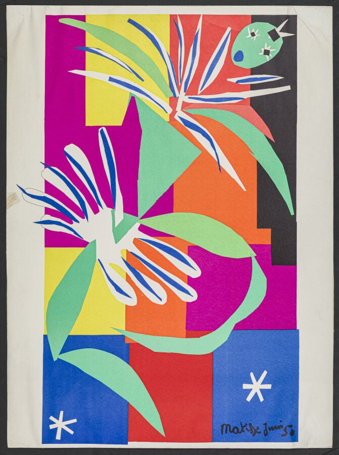 Henri Emile MATISSE (1869-1954) - Danseuse Créole, gouache et papier découpé, M…