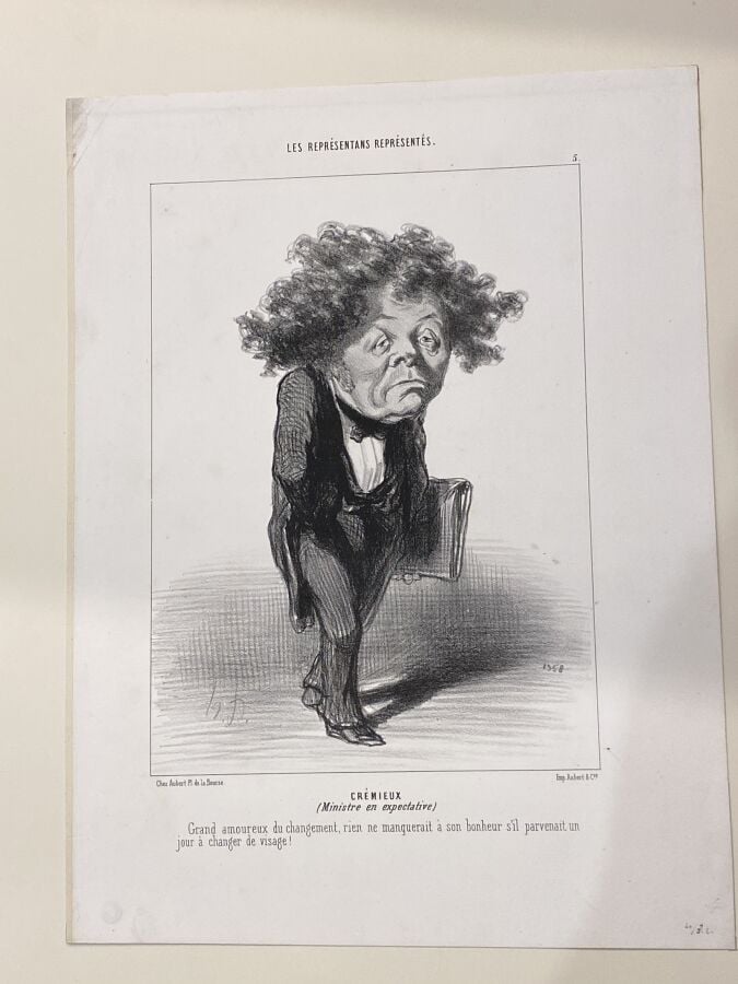 HONORÉ DAUMIER (1808-1879) - Boulay de la Meurthe (L.Delteil 1822) ; Sénard (LD…