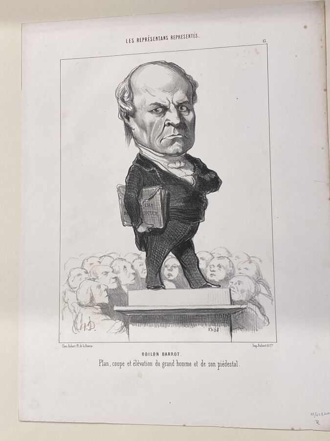 HONORÉ DAUMIER (1808-1879) - Boulay de la Meurthe (L.Delteil 1822) ; Sénard (LD…