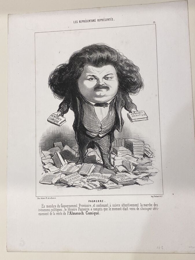 HONORÉ DAUMIER (1808-1879) - Boulay de la Meurthe (L.Delteil 1822) ; Sénard (LD…