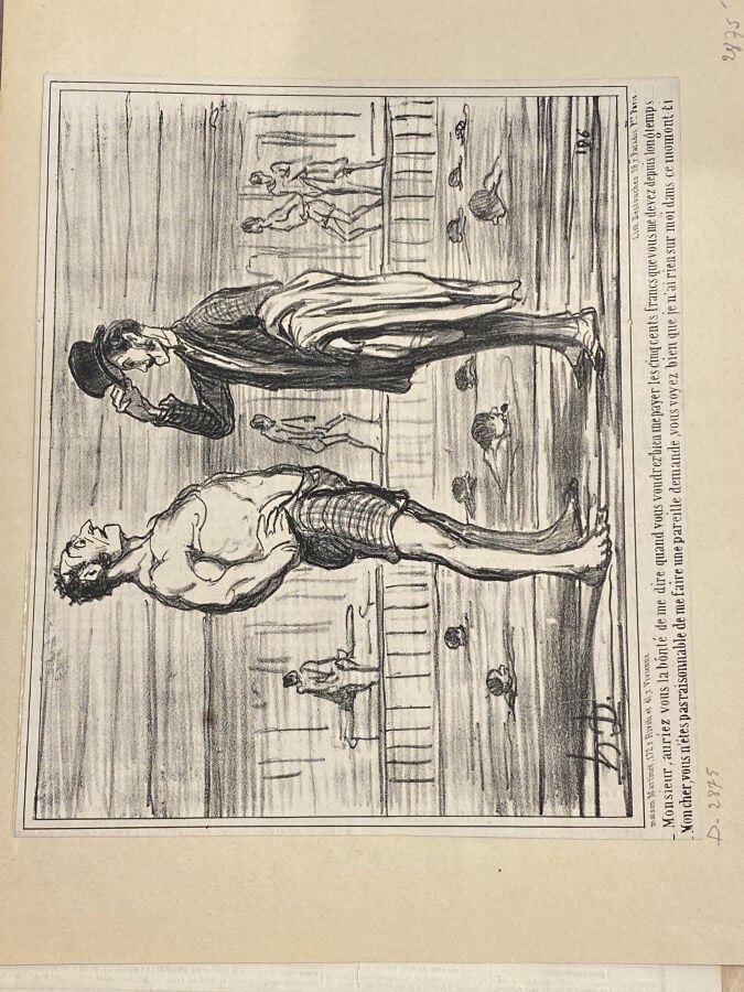 HONORÉ DAUMIER (1808-1879) D'APRÈS - Ensemble de 54 planches dont : - Rue Trans…