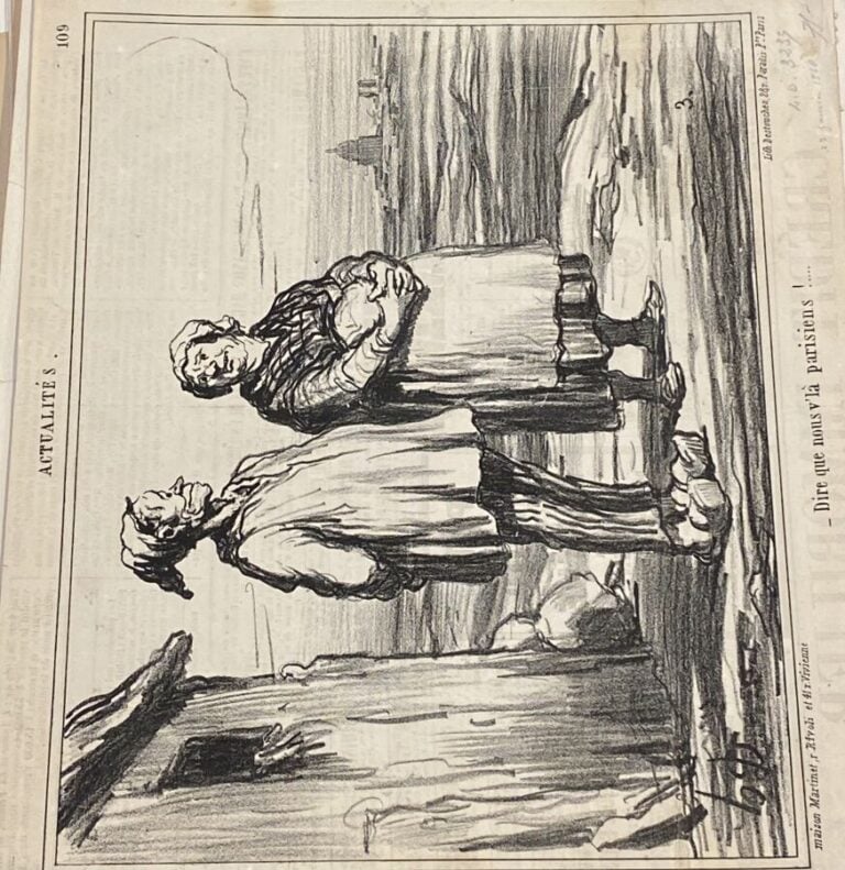 HONORÉ DAUMIER (1808-1879) D'APRÈS - Ensemble de 54 planches dont : - Rue Trans…