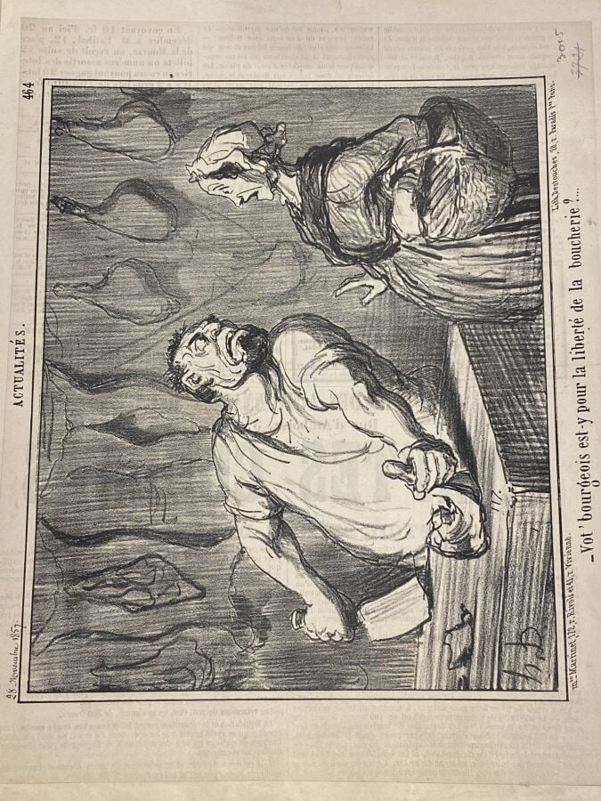 HONORÉ DAUMIER (1808-1879) D'APRÈS - Ensemble de 54 planches dont : - Rue Trans…