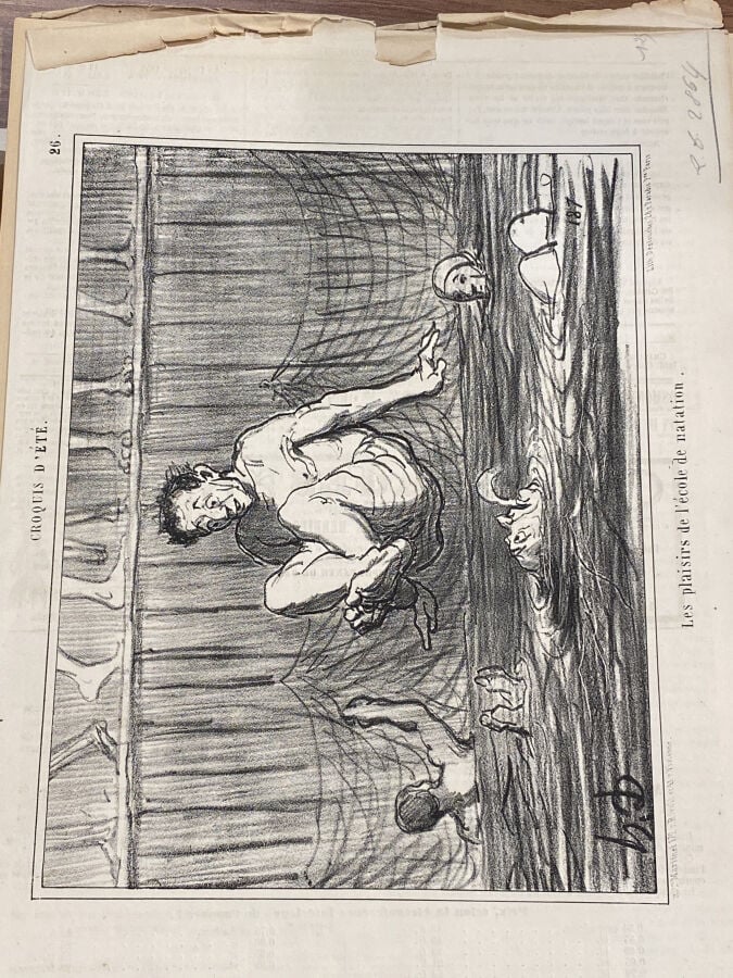 HONORÉ DAUMIER (1808-1879) D'APRÈS - Ensemble de 54 planches dont : - Rue Trans…