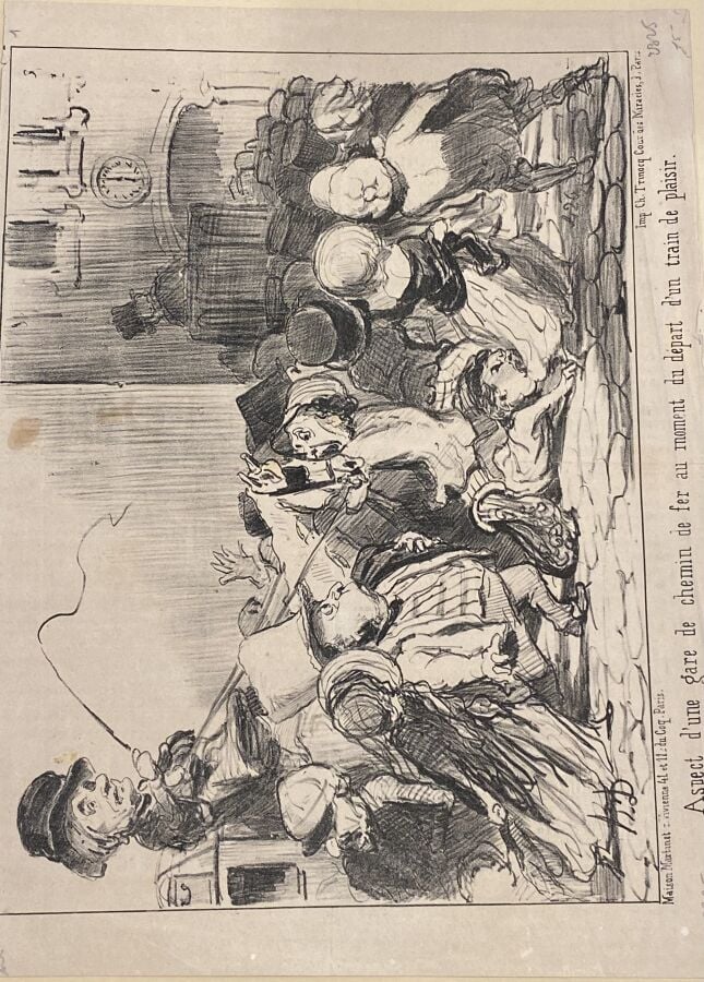 HONORÉ DAUMIER (1808-1879) D'APRÈS - Ensemble de 54 planches dont : - Rue Trans…