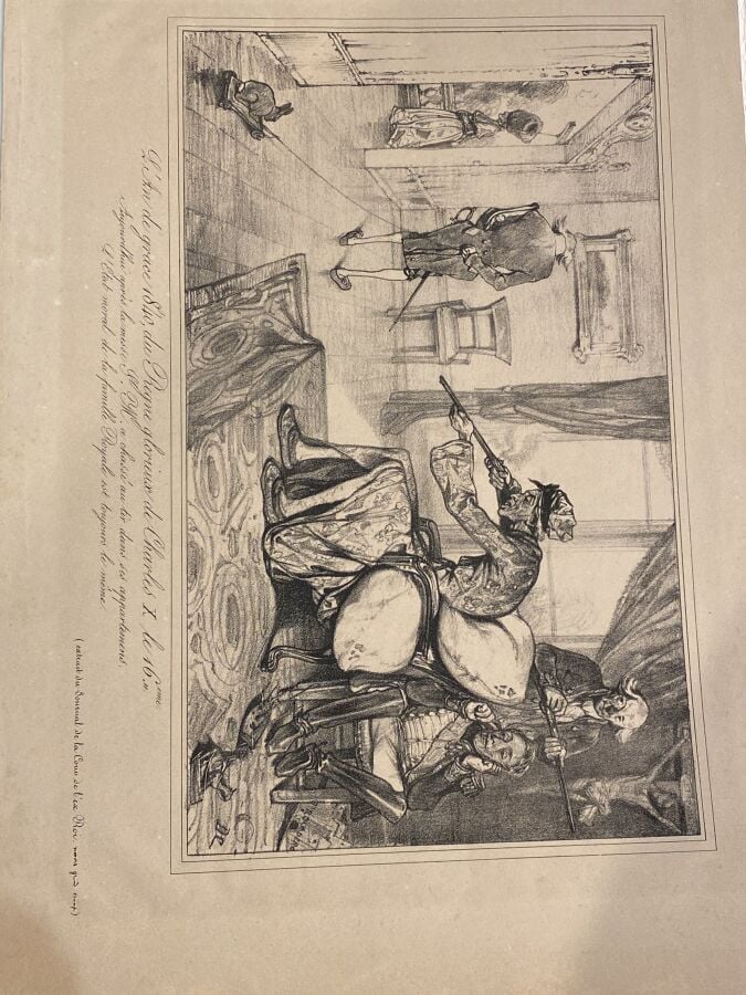 HONORÉ DAUMIER (1808-1879) Ensemble d'environ 11 planches dont : - Idylles parl…