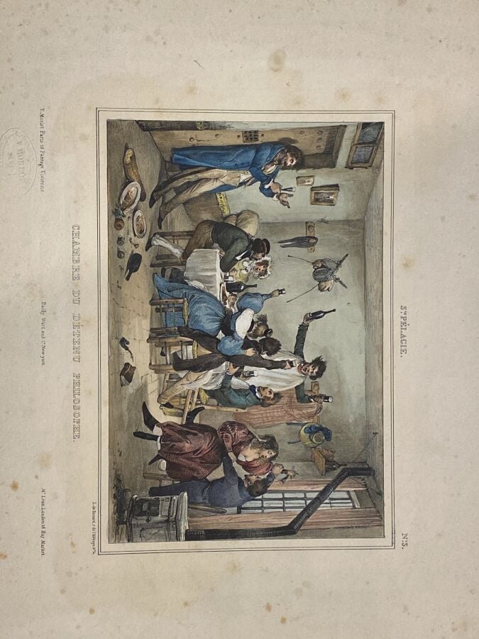 HONORÉ DAUMIER (1808-1879) Ensemble d'environ 11 planches dont : - Idylles parl…
