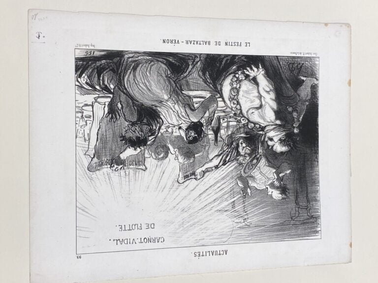 HONORÉ DAUMIER (1808-1879) - Ensemble de 14 planches : - T'as tord de vouloir a…