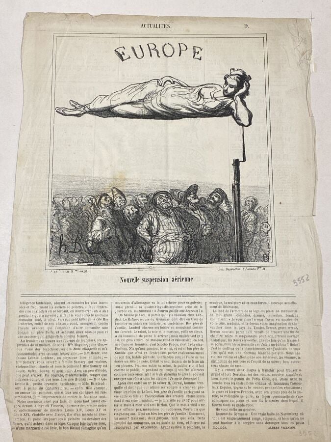 HONORÉ DAUMIER (1808-1879) - Ensemble de 14 planches : - T'as tord de vouloir a…