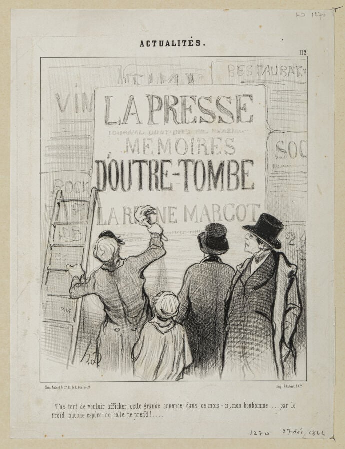 HONORÉ DAUMIER (1808-1879) - Ensemble de 14 planches : - T'as tord de vouloir a…