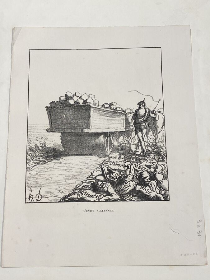 HONORE DAUMIER (1808-1879) - Ensemble de 20 planches : - L'unité allemande ( LD…