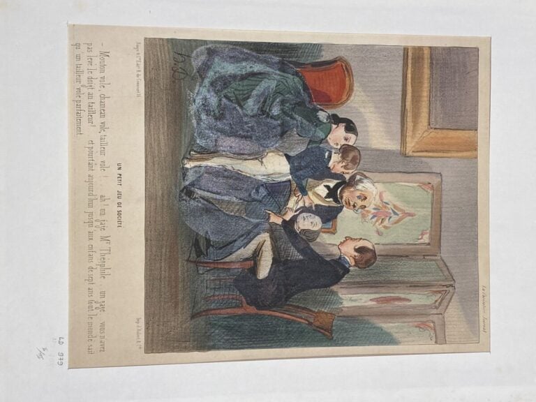 HONORÉ DAUMIER (1808-1879) - Ensemble de 22 planches dont 10 lithographies en c…