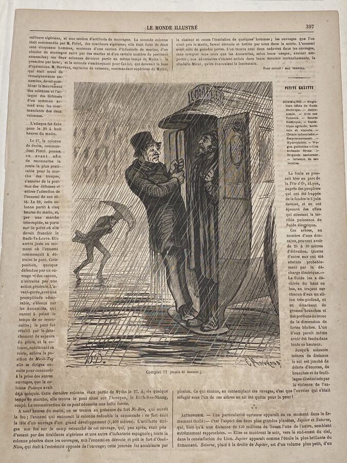 HONORÉ DAUMIER (1808-1879) - Ensemble de 22 planches dont 10 lithographies en c…